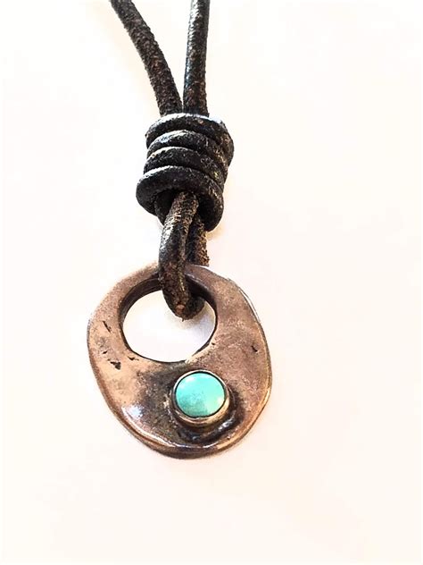 Sterling Turquoise Pendant Sterling Silver 925 Blue Turquoise Vintage