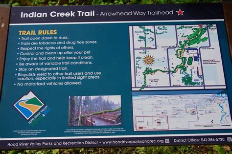 Filetrail Map Indian Creek Trail Hiking In Portland Oregon And