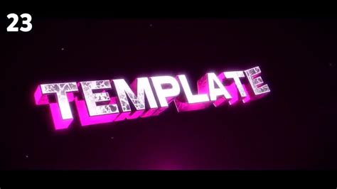 Top 25 Blender Intro Templates Free Download~1000 Subscribers~ Youtube