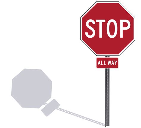 Free Clipart Stop Sign On Post Rfc1394