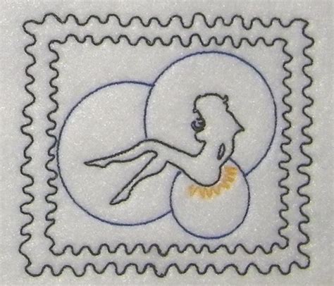 Female Nude Stamp Embroidery Design AnnTheGran