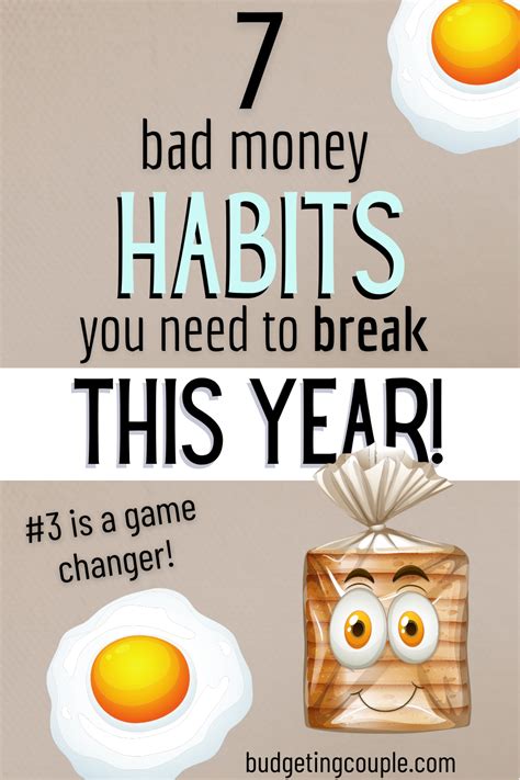 7 Bad Money Habits To Break This Year In 2021 Money Habits Habits