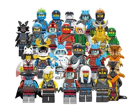 NINJAGO KLOCKI MINI FIGURKI NINJA 24 SZTUKI ZESTAW 13083031908 Allegro Pl