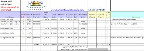 Please use the calculator's report to see detailed calculation results in tabular form. HFP - Brad Hartman - Credit Card Makeover on KTLA 5 Money Smart - How to Pay Down Debt