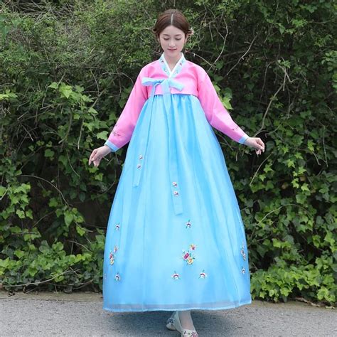 Hanfu Kostuum Koreaanse Traditie Vrouwen Hanbok Vrouwen Nationale