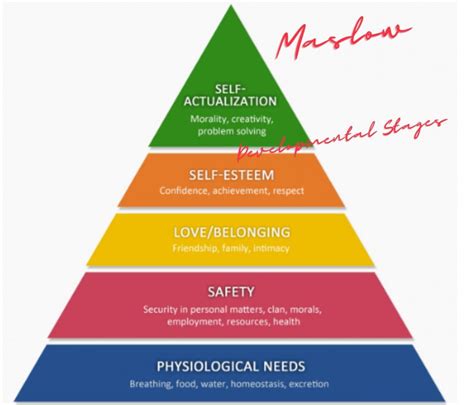 Maslow Developmental Stages And How To Use Them In Your Teaching