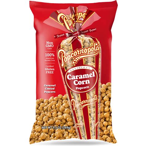 Popcornopolis Caramel Corn Popcorn 95 Oz Bag