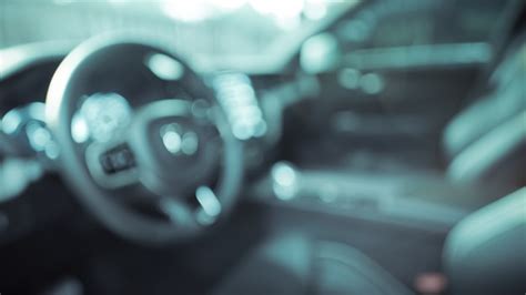 Premium Photo Blurred Car Steering Wheel