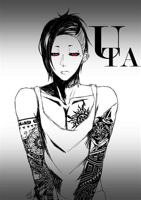 Татуировка из аниме Токийский Гуль стиль символика и значение Tat
