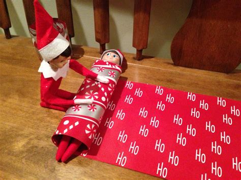 Wrapping Paper Antics Elf On The Shelf Holiday Decor Decor