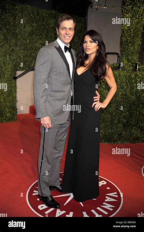 patrick whitesell and lauren sanchez at the 2011 vanity fair oscar party hosted by graydon