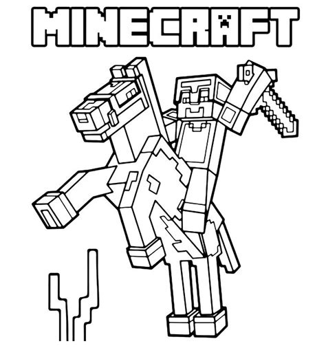 Dibujos De Minecraft Para Colorear