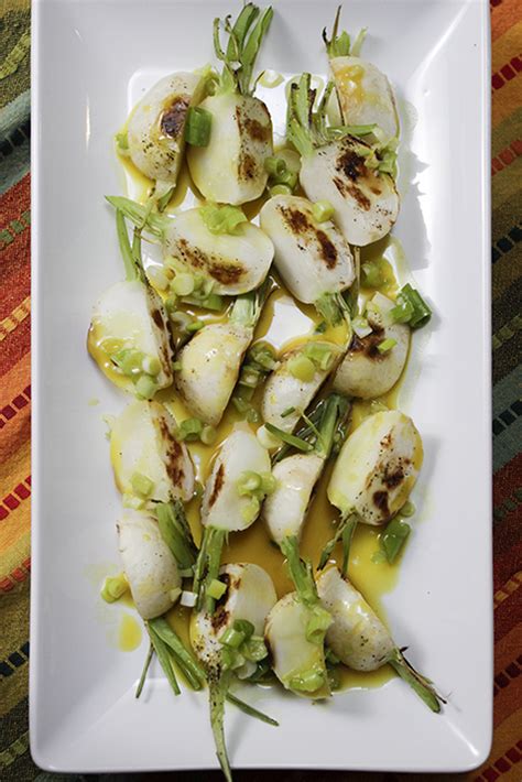Roasted Baby Turnips With Mustard Vinaigrette Plant Based Cooking