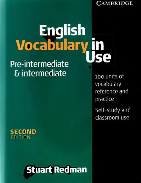 Cambridge English Vocabulary In Use Pre Intermediate And Intermediate