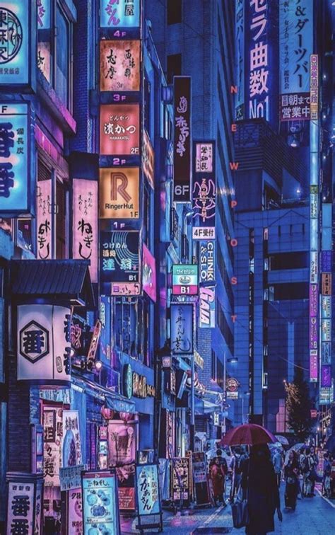 Neon Anime Aesthetic Wallpapers Wallpaper Cave