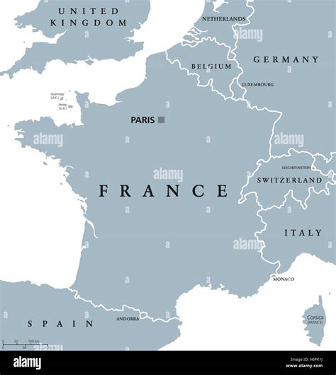 Map Of France And Its Neighbouring Countries The Ozarks Map