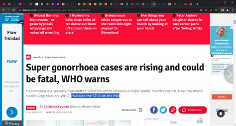 Super Gonorrhoea Drug Resistant STD Cases Are Rising Could Be Fatal