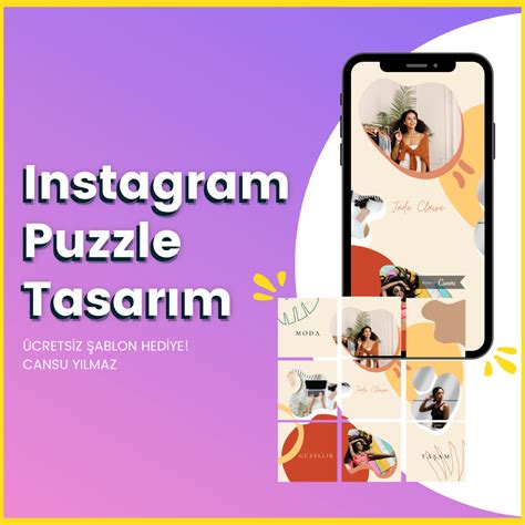 Canva Ile Instagram Puzzle Tasarım Cansu Yilmaz