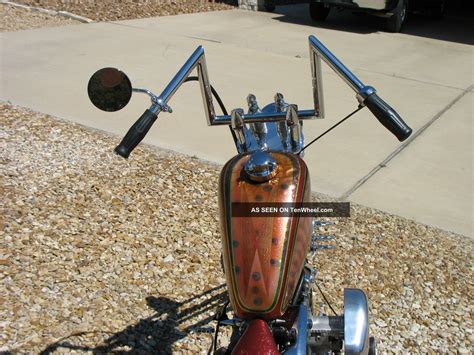 1960 Antique Collectable Harley Davidson Chopper 1970 Build And Paint