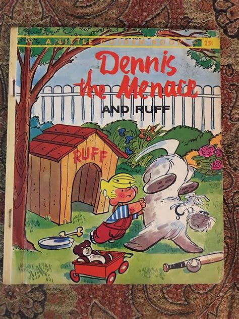 Dennis The Menace And Ruff 1959 A Edition No Gold Foil On Spine