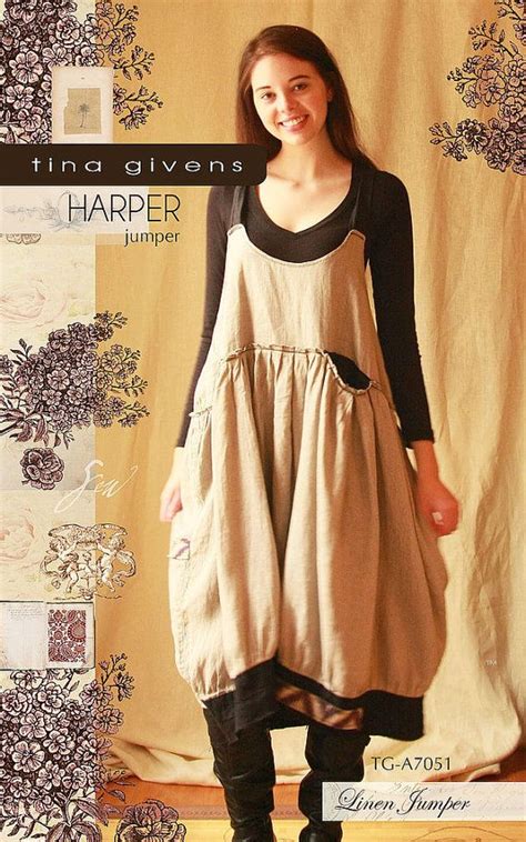 Harper Jumper By Tina Givens Tg A7051 Sewing Pattern Easy Lagenlook
