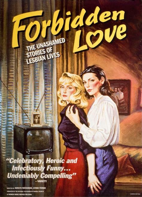Forbidden Love The Unashamed Stories Of Lesbian Lives Movie Poster 1993 Vintage Lesbian