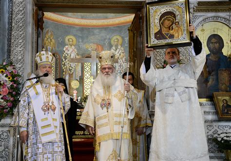 Primates Of The Orthodox Churches Of Greece And Russia Celebrate Divine Liturgy At The Church Of