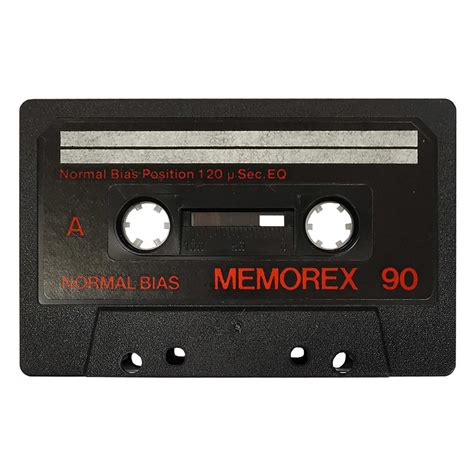 Memorex C90 Early 80s Ferric Blank Audio Cassette Tapes Retro Style Media