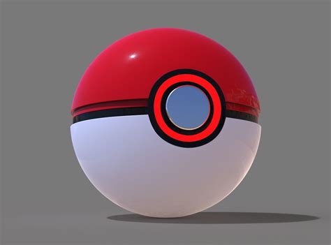 Pokemon Ball 3d Model Cgtrader