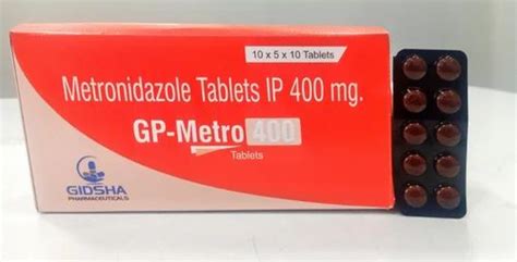 Metronidazole Tablets Ip 400 Mg Gp Metro 400 At Rs 300box Metrogis