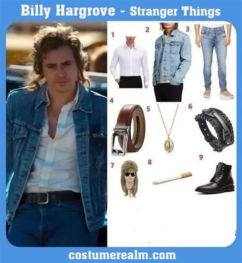 How To Dress Like Stranger Things Billy Costume Guide For Cosplay