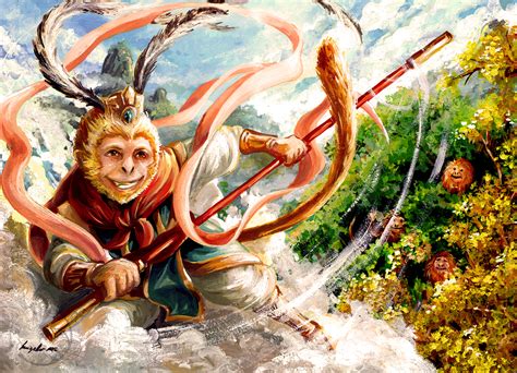 Sun Wukong Happy Year Of The Monkey By Eikomakimachi On Deviantart