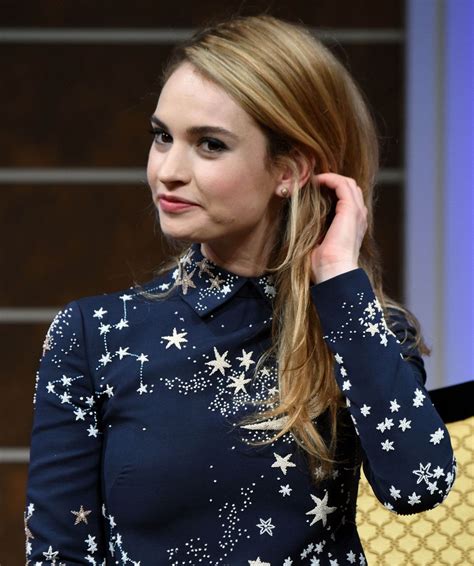 Lily James At Cinderella Photocall In Tokyo Hawtcelebs