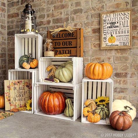 Give Your Outdoor Decor An Autumn Look With Diy Shelving