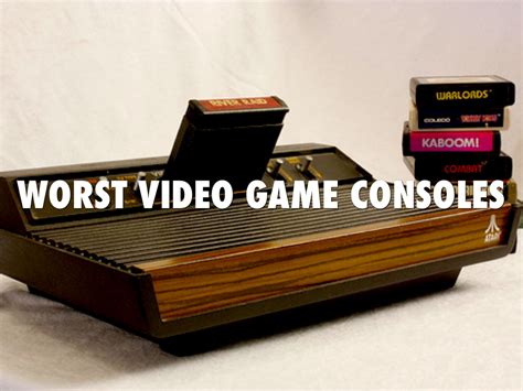 Worst Video Game Consoles By Daniel Covarrubias