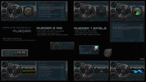 Aurora Aimp3 Player Skin By D4fmac On Deviantart