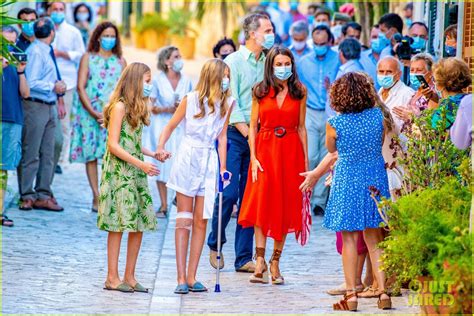 Spains Princess Leonor Helps Sister Sofia Walk After She Injures Her