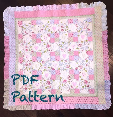 Ruffle Baby Quilt Pattern Baby Girl Quilt Patterns Quilt