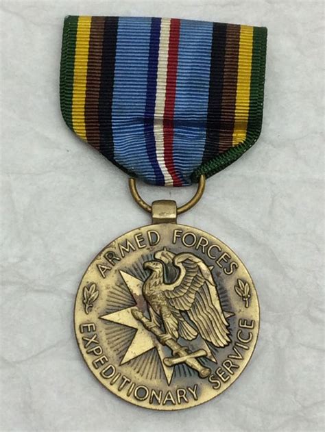 Vintage Armed Forces Expeditionary Service Medal Ribbon