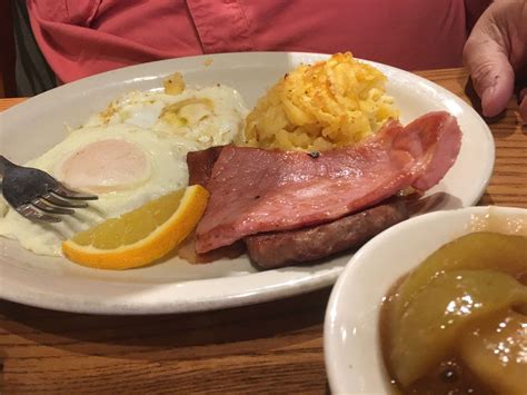 While they serve over 50 million of those hot cakes a year, our tastes are often less vanilla when it comes to breakfast fare. c2017 Nov 7 , Breakfast at Cracker Barrel Iphoneography 6s ...