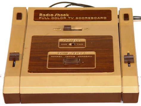The Radio Shack Scoreboard Is A Rudimentary Pong Clone Sports Console