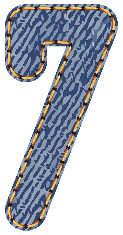 Jeans Numbers Png Clip Art Library