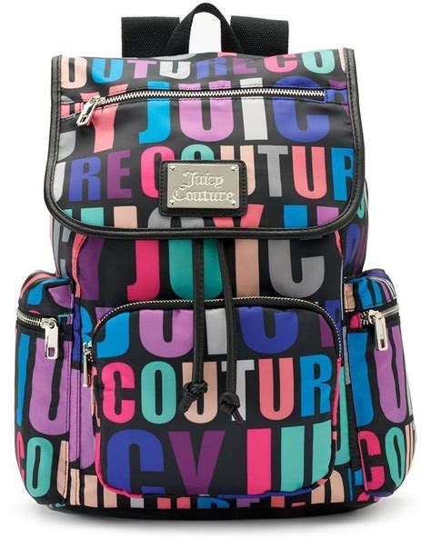 Juicy Couture Max Multi Logo Backpack Bag Juicy Couture Juicy