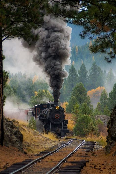 Train Steam Engine Engine Smoke Train Tracks Railroad Locomotive