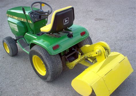 John Deere 214 Garden Tractor With Tiller Attachment 46 Deck For