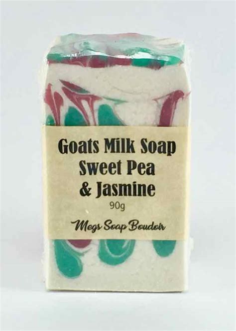 Sweet Pea And Jasmine Goats Milk Soap Megs Soap Boudoir Handmade