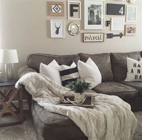 Cozy Neutral Living Room Home Decorinspiration Pinterest