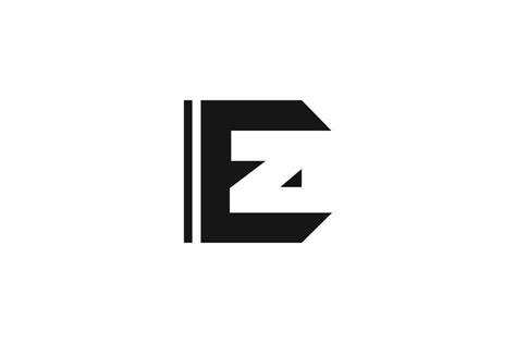 Ez Letter Logo Illustrator Templates Creative Market