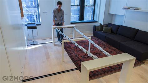 A tall dining table could work double also as a prep area. 11 tiny house expanding dining table | Interior Design ...