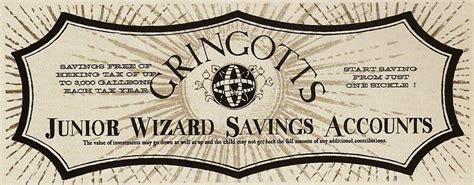 Junior Wizard Savings Account